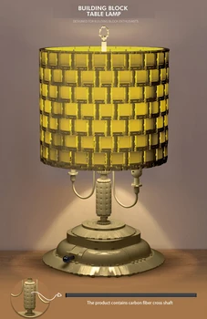 2023 Новая модель городской архитектуры Настольная лампа со светодиодной подсветкой Набор строительных блоков Moc Bricks, собранные своими руками Игрушки для мальчиков, подарки
