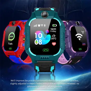 Z6 Детские Смарт-Часы Sim-Карта Вызова Телефона Smartwatch Водонепроницаемая Камера 1,44-Дюймовый Сенсорный Экран Будильник Часы Для Детей