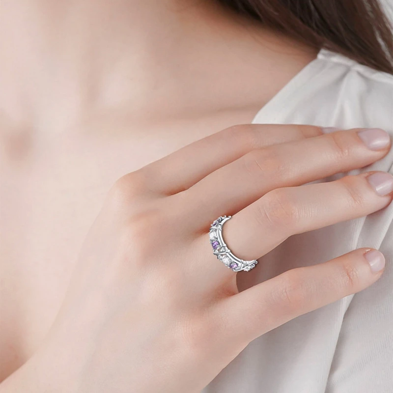 Высококачественные кольца с крестом AAA Zricon Серебряного цвета Обручальное кольцо для женщин Модные украшения