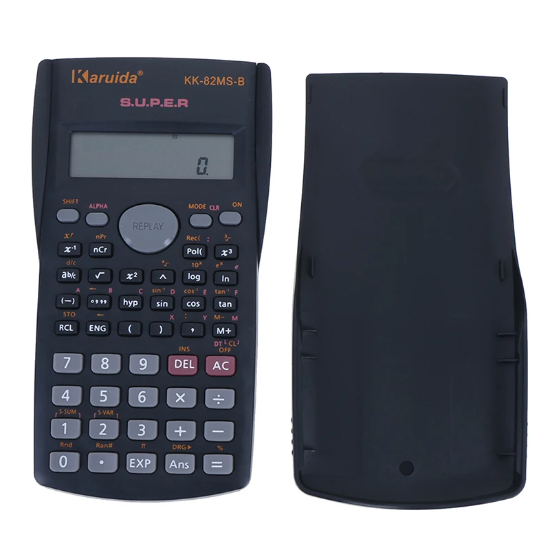 Портативный многофункциональный цифровой научный калькулятор с 2-строчным дисплеем