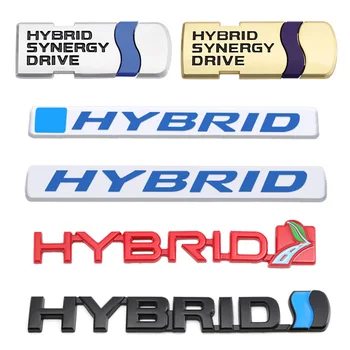 Автомобильная Наклейка Гибридный Логотип Эмблема Значок Наклейка для Toyota Auris Prius RAV4 YarisTouring Honda Civic City Ford Ecosport Kuga Fusion