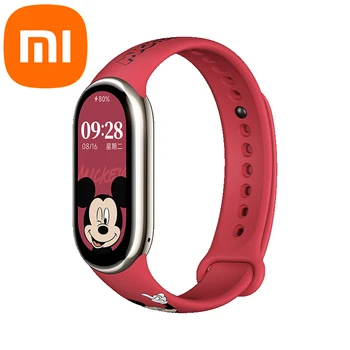 Оригинальные смарт-часы Xiaomi Mi Band 8 с NFC-браслетом Disney's 100th Anniversary Edition Mickey Mouse