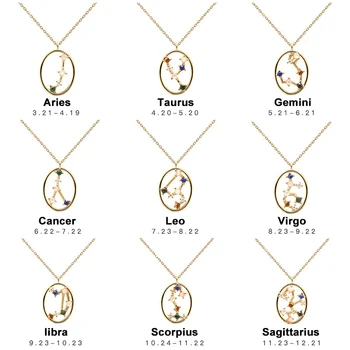 Горячие продажи стерлингового серебра 925 пробы, модное легкое роскошное ожерелье с подвеской серии constellation, женские изысканные ювелирные подарки