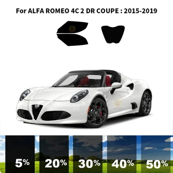 Предварительно Обработанная нанокерамика car UV Window Tint Kit Автомобильная Оконная Пленка Для ALFA ROMEO 4C 2 DR COUPE 2015-2019