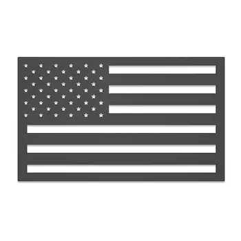 1 пара рельефных 3D металлических наклеек с эмблемой американского флага, Матово-черных патриотических наклеек с флагом США, наклеек на автомобиль, наклеек на кузов автомобиля