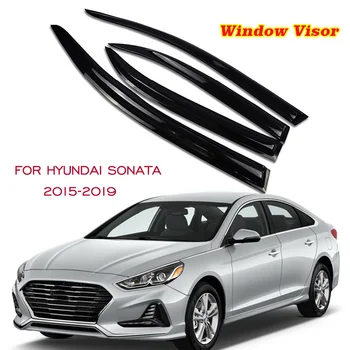 Для Hyundai Sonata 2015 2016 2017 2018 2019 Козырек на окно автомобиля от дождя и Солнца, защита от дыма, Дефлектор, тент, укрытие, дождевик