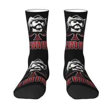 Кавайный ретро-рок-певец Lemmys Носки Мужские Женские Теплые Футбольные носки Magic Hawkwind с 3D-печатью