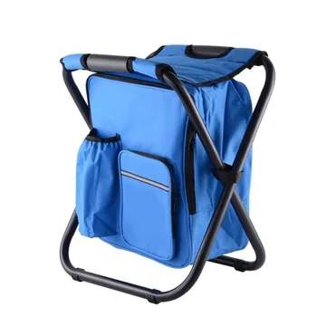 Складной охотничий стул-сумка 2 В 1, портативный рюкзак-холодильник, изолированная сумка для пикника, походное сиденье, походный водонепроницаемый стул для рыбалки, новый