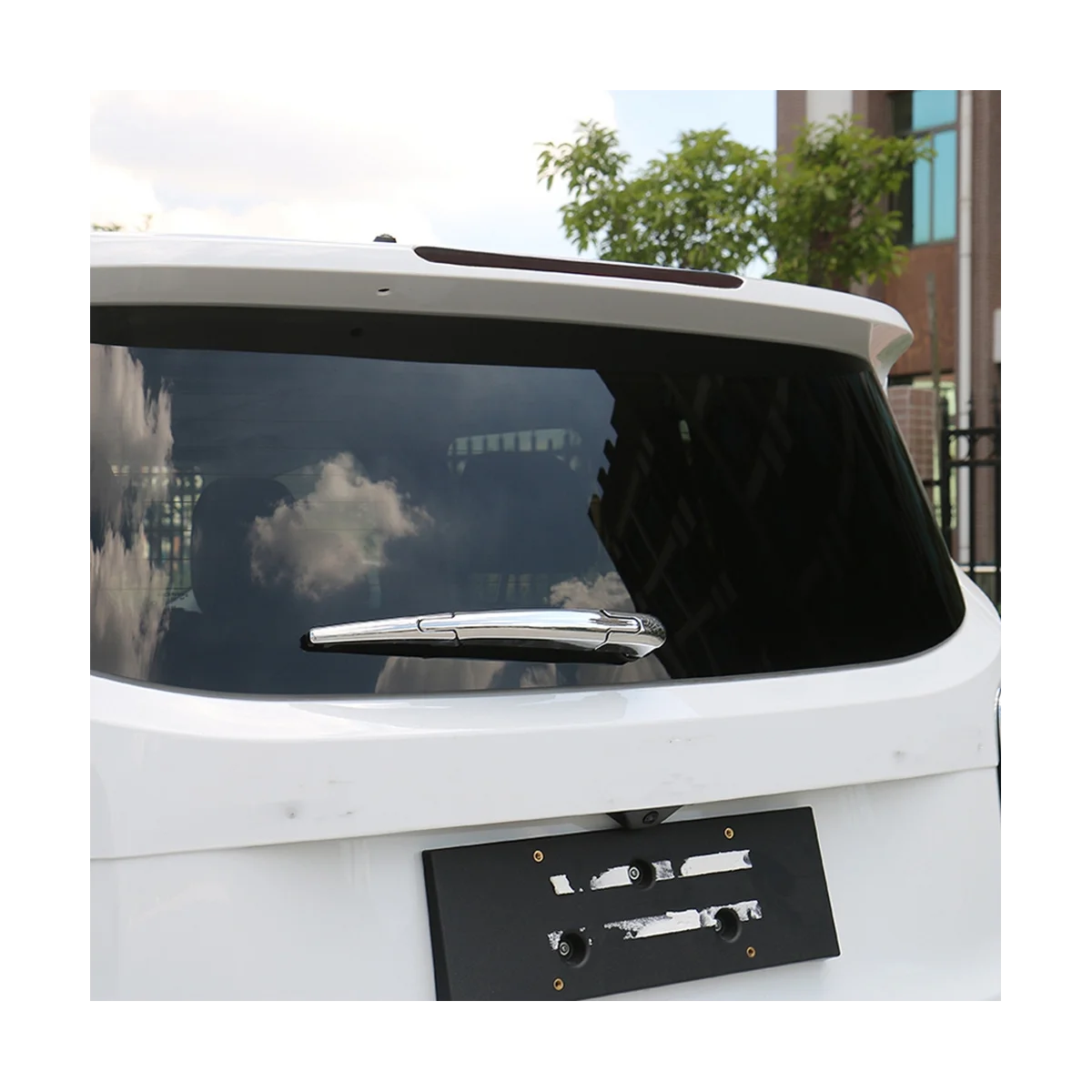 Для Jeep Renegade 2016-2022 Высокое Крепление 3-Го Стоп-сигнала, Тонирующая Пленка, Накладываемая Защитной Пленкой, ПВХ Наклейка, Дымчато-Черный