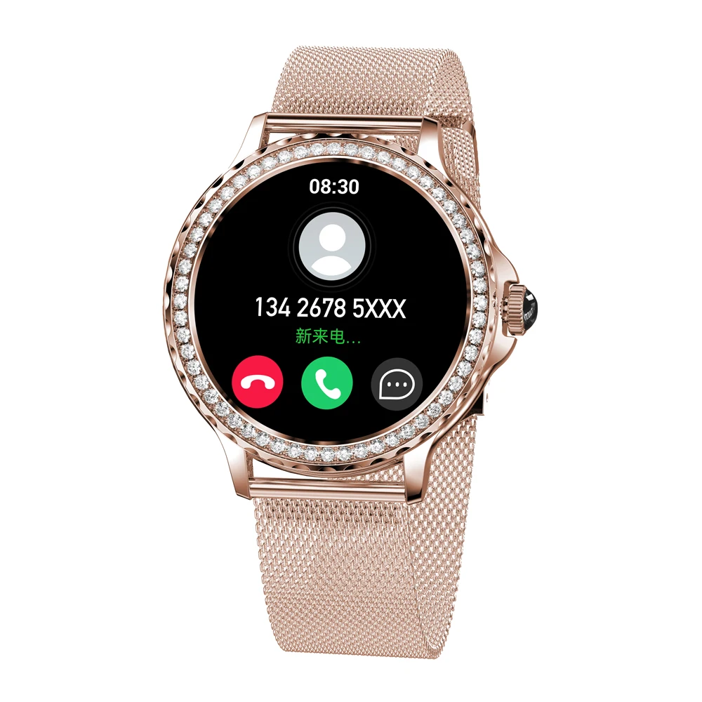Женские смарт-часы NX19, Bluetooth-вызов, частота сердечных сокращений, Мультиспортивный режим, умный браслет для женщин, женские часы с полным сенсорным экраном