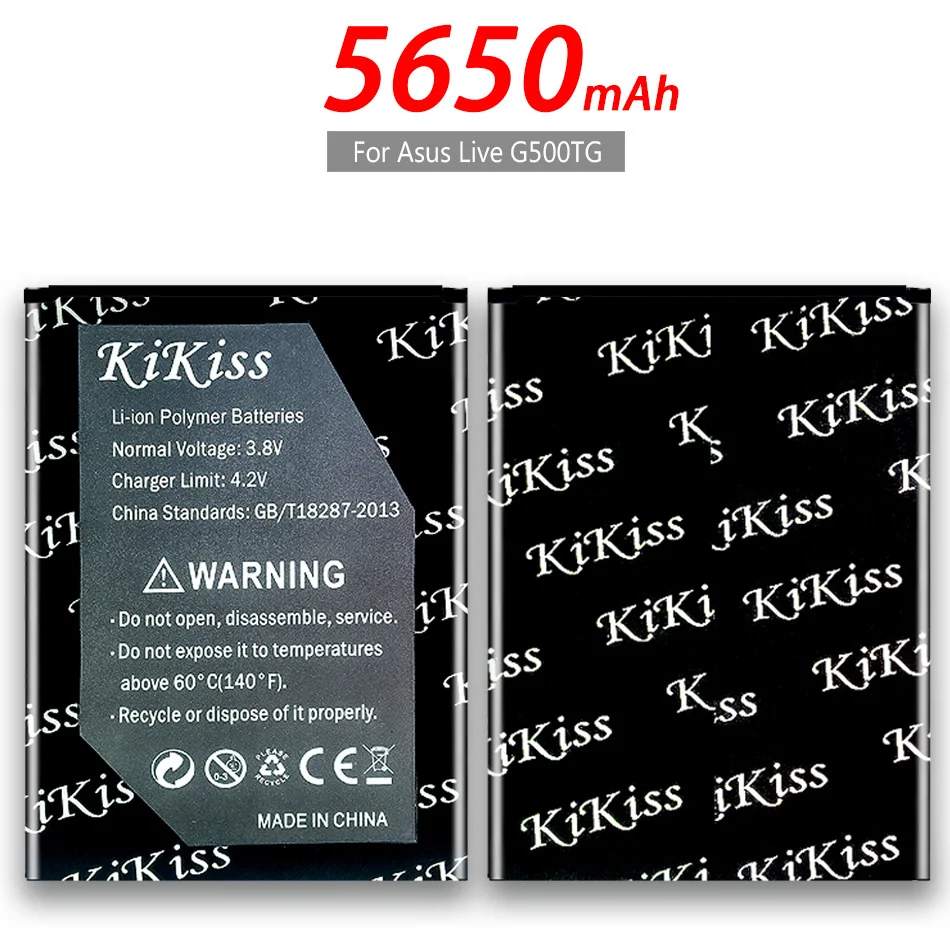 Оригинальный Мощный Аккумулятор KiKiss C11P1506 5650 мАч Для Asus Live G500TG ZC500TG Z00VD ZenFone Go 5,5 дюймов Bateria