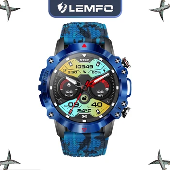 LEMFO Смарт-часы для Мужчин 2023 Спортивные Смарт-Часы Bluetooth Call 1,39 Дюйма 360* 360 HD Экран 100 + Спортивных часов