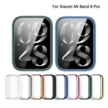 Защитный чехол из ТПУ для Xiaomi Mi Band 8 Pro Мягкий защитный чехол для Mi Band 8Pro мягкая защитная крышка бамперная оболочка