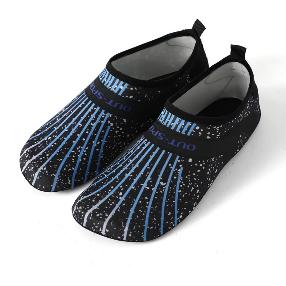 Новая водная обувь с принтом Мужские Женские Детские Спортивные Пляжные носки для плавания Противоскользящие Фитнес Йога Танцы Плавание Серфинг Дайвинг Подводная обувь
