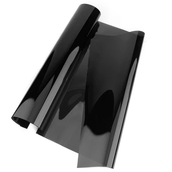 3mx50cm VLT Черный автомобильный Автомобильный домашний стеклянный рулон тонировочной пленки