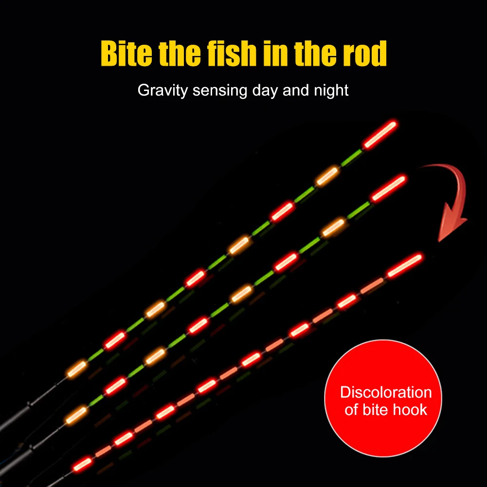 Электрический Рыболовный Поплавок, Светящийся, Меняющий цвет, Рыболовная палочка-поплавок, Рыболовные снасти