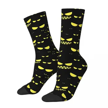 Забавные мужские носки Eyes In The Dark в винтажном стиле The Bats Animals в уличном стиле, бесшовные носки для экипажа, подарочный рисунок с принтом