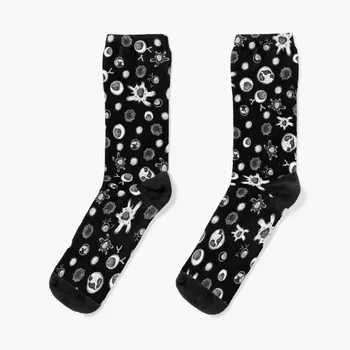 Мощный иммунитет (Темные) Носки черные носки Детские носки хлопчатобумажные носки мужские