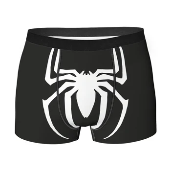 Трусы с логотипом Spider Мужские трусы Homme, удобные шорты, трусы-боксеры