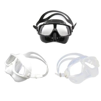 Маска для подводного плавания с регулируемым ремешком, удобная маска для подводного плавания с широким обзором, Подарочный челнок